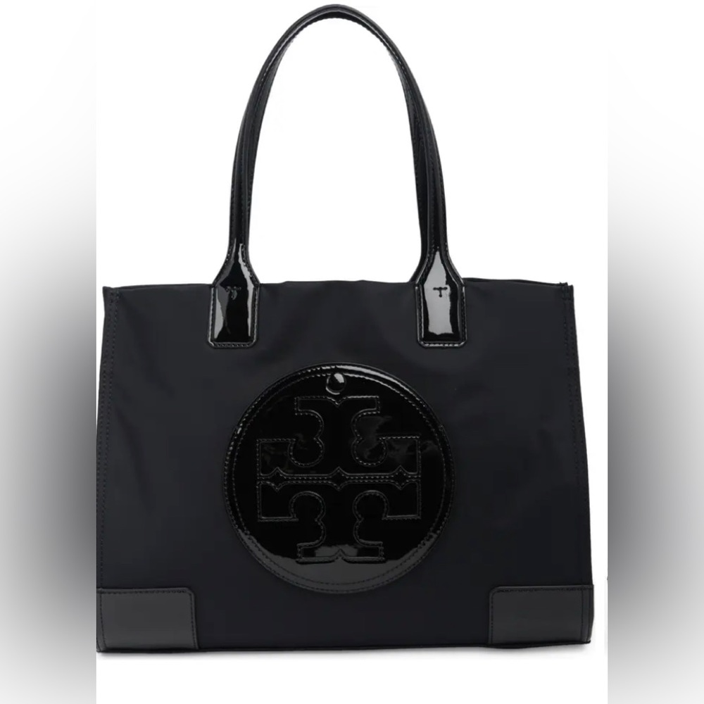 Tory Burch Ella Patent Nylon Tote Bag